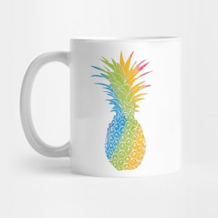 Rainbow pineapple Mug